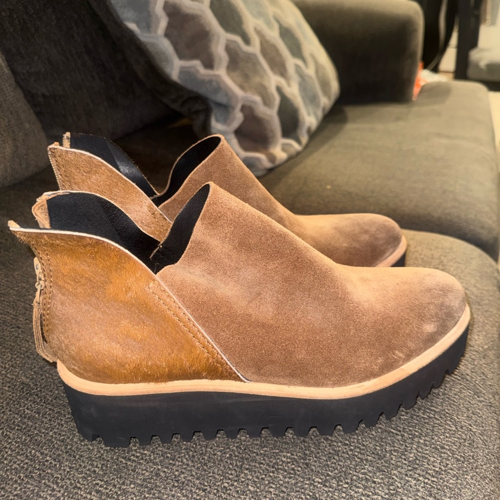 ALL BLACK Flatform Women's Boot 40.5‎